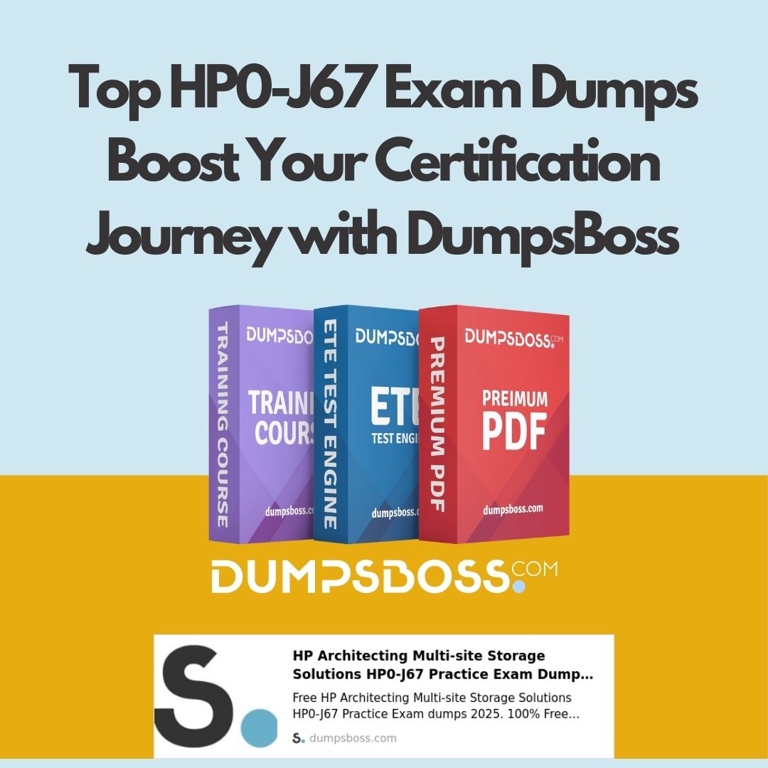 HP0-J67 Exam Dumps
